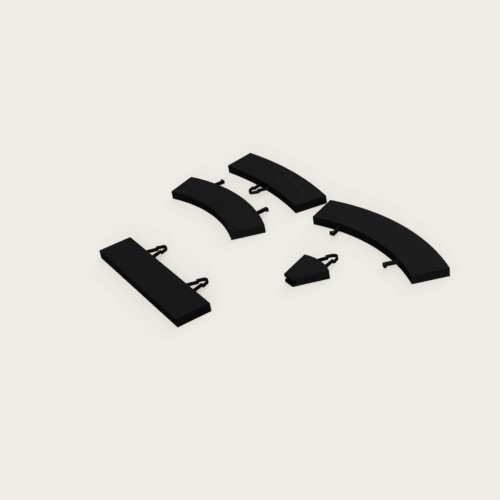 Pack bordes Scalextric