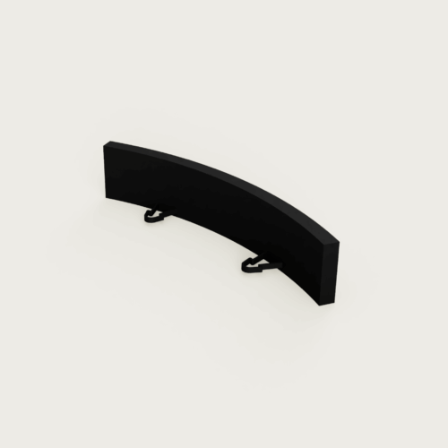 Muro borde exterior curva interior Slot
