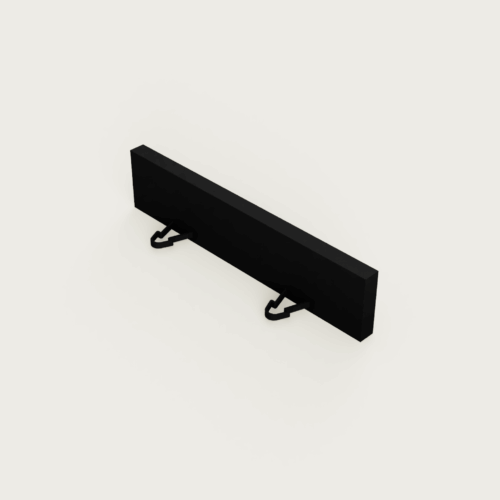 Muro M1 borde recta 18 cm Slot x 2 unidades