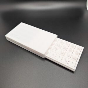 Estuche sello letras cerámica