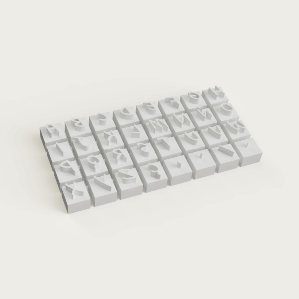 selloletrasceramica_! Estuche sello letras cerámica