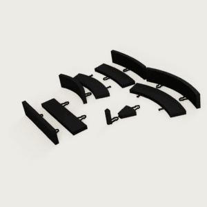 Pack bordes + muros para slot (curvas y recta)