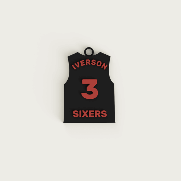 llavero-camiseta-iverson-personalizada_1 Llavero 3D personalizado camiseta baloncesto (doble color)