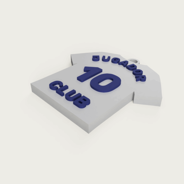 ACCLCLPE105_1 Llavero 3D personalizado camiseta futbol (doble color)