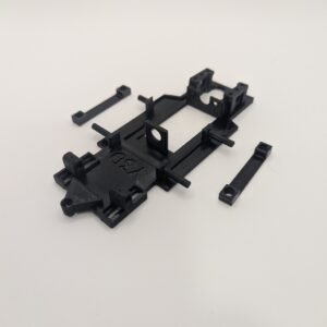 chasis 3d ángulo universal m6 integrado slot racing