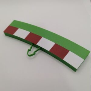 borde multicolor interior curva estandar para pista scalextric piano, verde