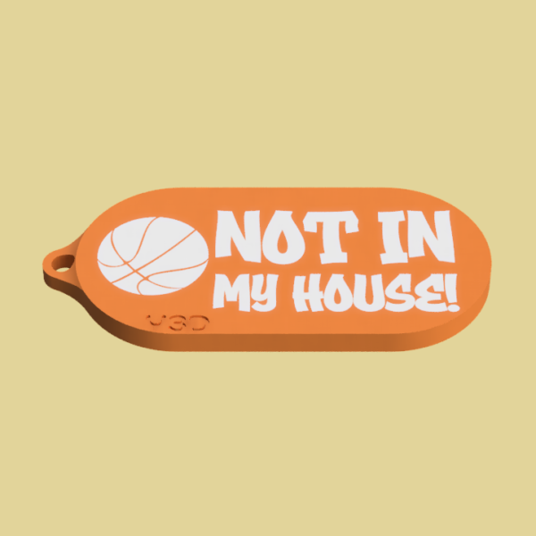 ACCLCLBA167-A-G-llavero-not-in-my-house llavero baloncesto,llavero baloncesto personalizado