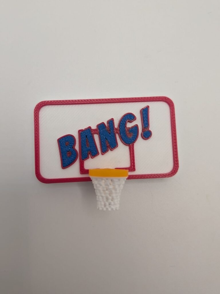 imán canasta de baloncesto bang