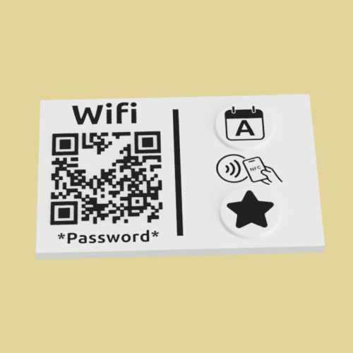 NEUTIMDE238-nfc-alojamiento imán de bienvenida inteligente (wifi + nfc) para alojamientos