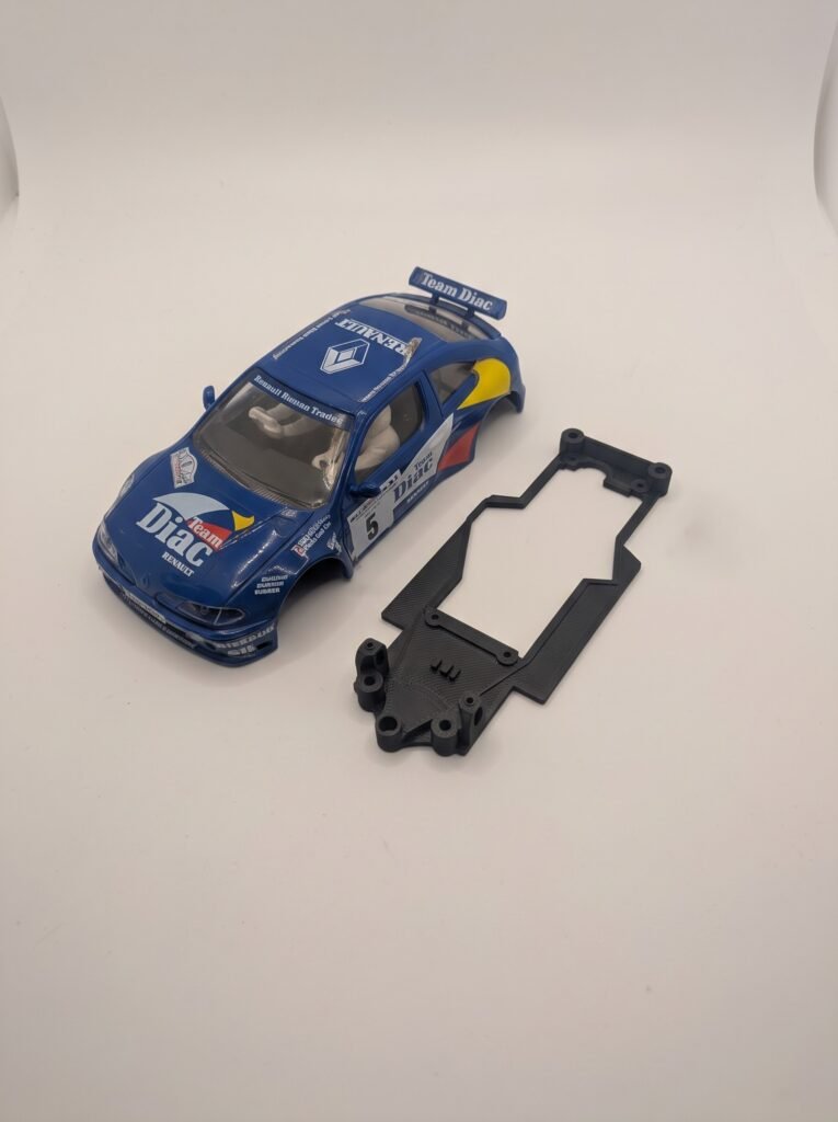 chasis 3d renault maxi megane scx slot racing y3d chasis